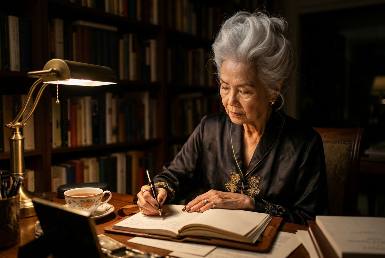 Madame Wu writing the rules