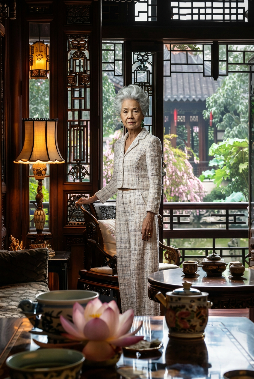 Madame Wu in the scholar's study